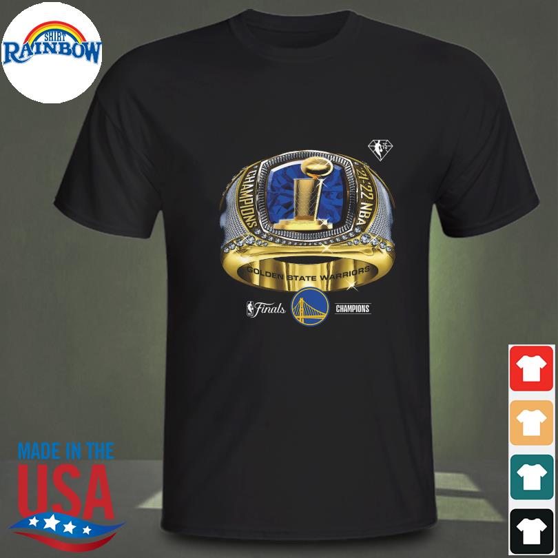 Golden State Warriors 2022 nba finals champions bling ring shirt