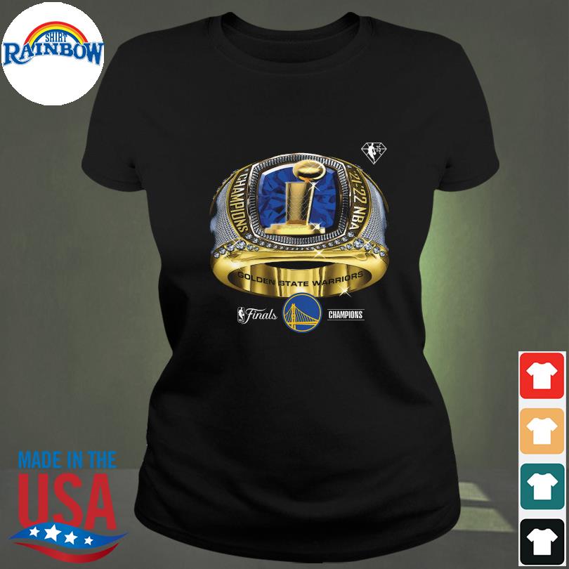 Golden State Warriors 2022 nba finals champions bling ring shirt