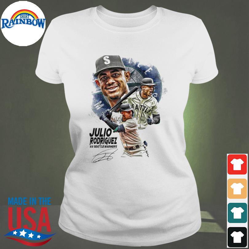 Julio rodriguez seattle mariners baseball poster shirt, hoodie, sweater,  long sleeve and tank top