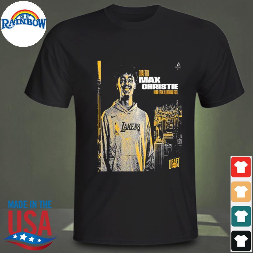 NBA 2022 NBA Draft Los Angeles Lakers Max Christie Drafted Round 2 Pick 35  Unisex T-Shirt - REVER LAVIE