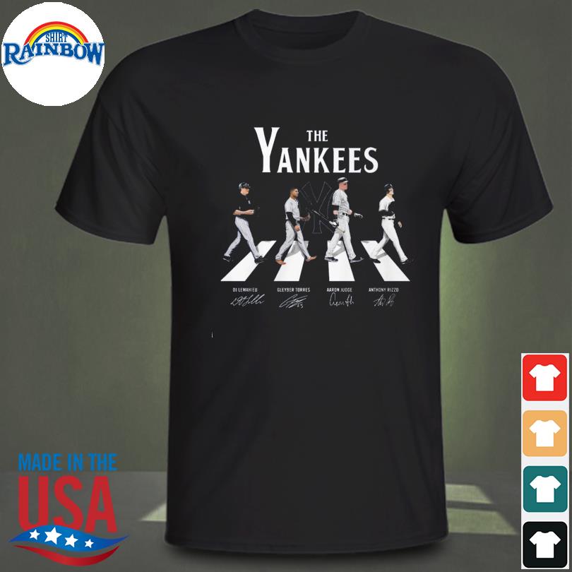 The New York Yankees Abbey Road 2022 signatures shirt, hoodie