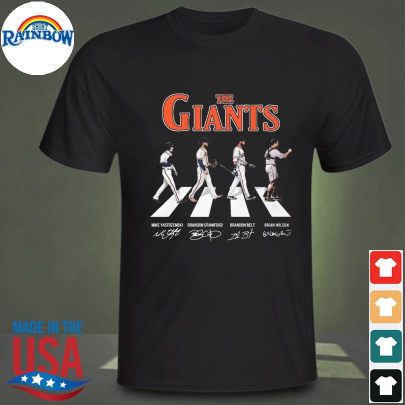 The Giants Abbey Road San Francisco Giants Signatures Shirt, The