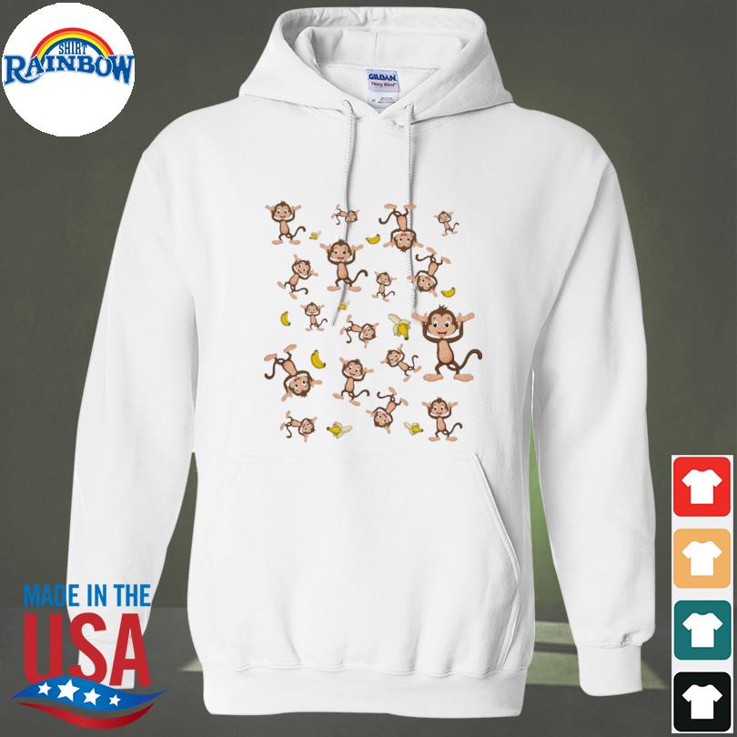 Top crazy monkeys with banana - monkey ape design s hoodie