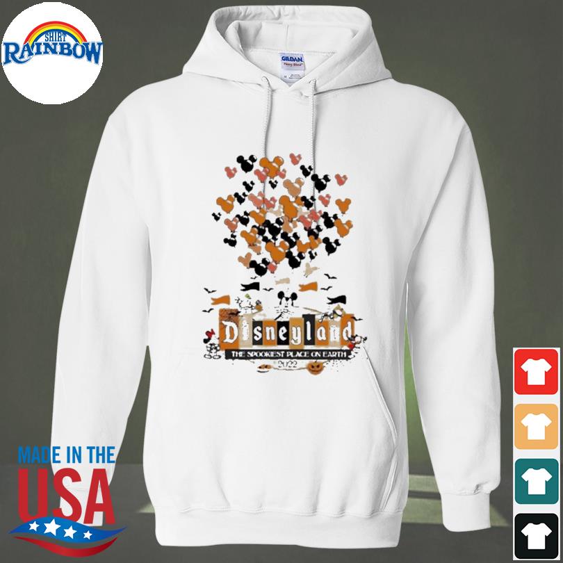 Top disneyland the spookiest place on earth month of giving 2022 s hoodie