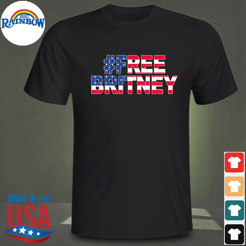 Free britney griner hashtag freebritney American flag shirt