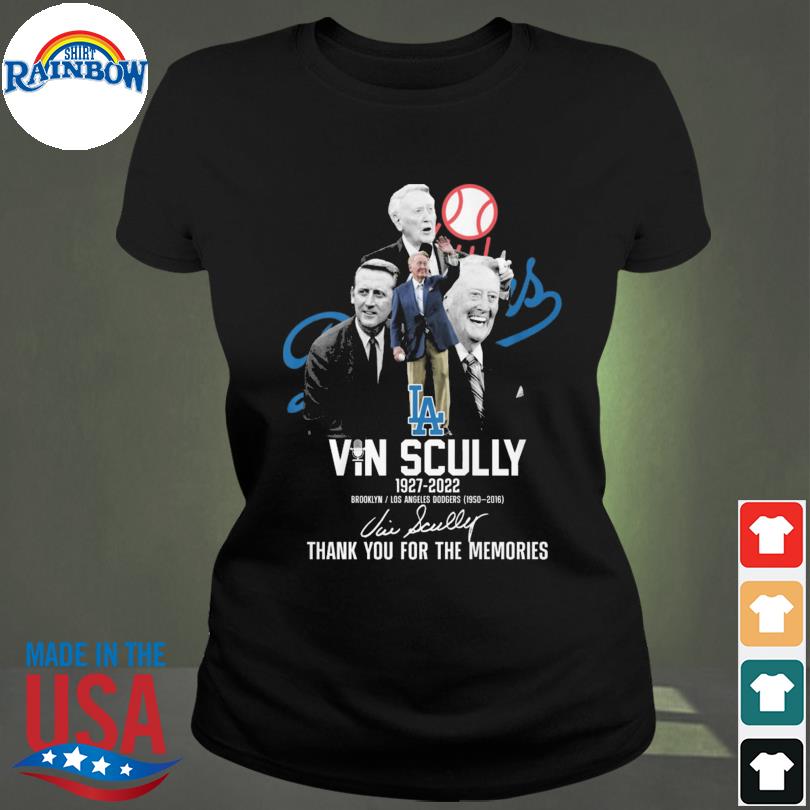 Vin Scully Shirt, Vin Scully Dodgers logo memories Shirt, hoodie