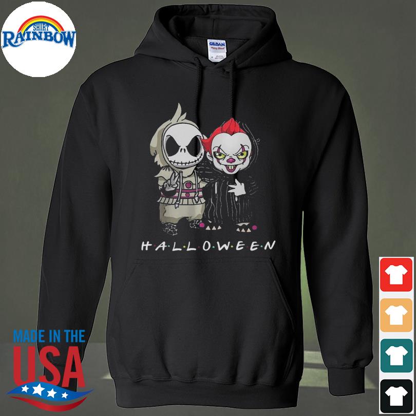 Jack skellington and pennywise trick or treat halloween s hoodie