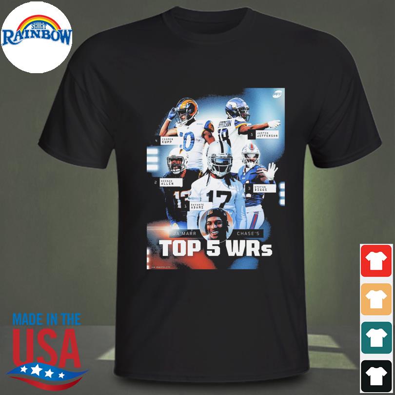 Ja'marr chase top 5 wrs shirt