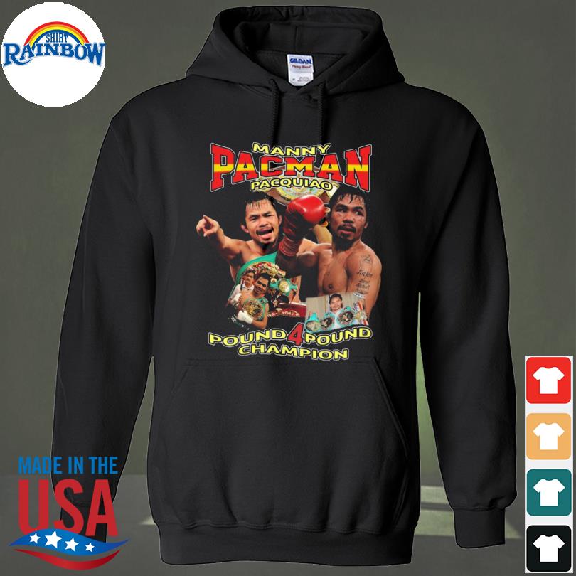 Manny pacman pacquiao pound 3 pound champion s hoodie
