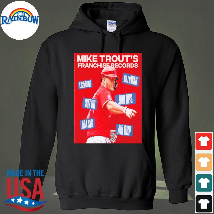 Mike Trout Los Angeles Angels pullover hoodie
