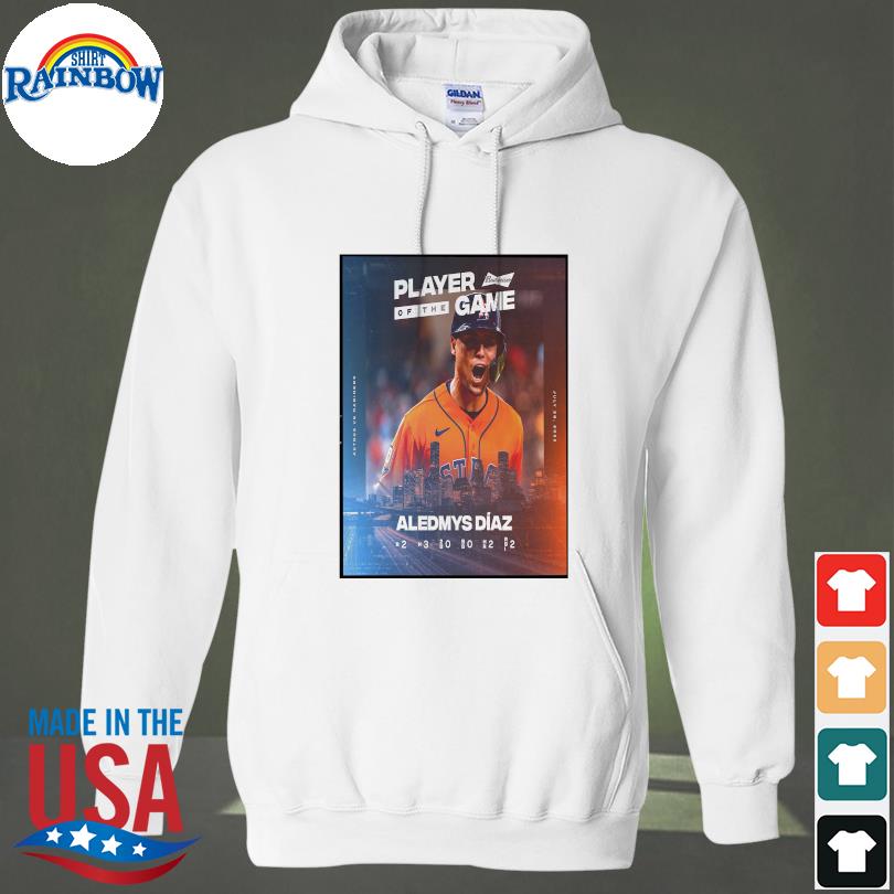 Mlb houston astros aledmys diaz player of the game art decor shirt, hoodie,  sweater, long sleeve and tank top