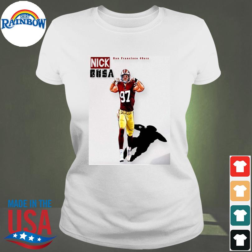 Nick Bosa Pop Art American Football San Francisco 49ers T-Shirt, hoodie,  sweater, long sleeve and tank top