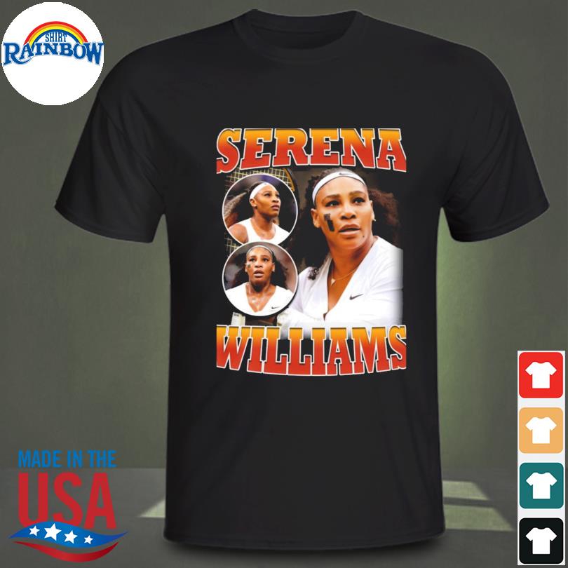 Queen of tennis serena williams great female athlete tennis shirt