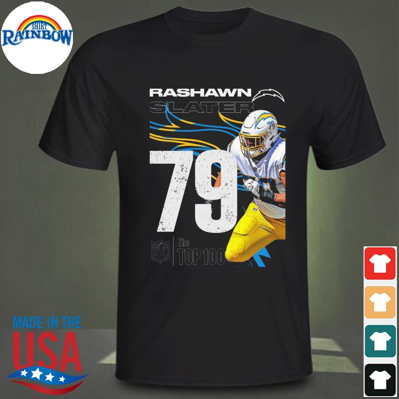 Rashawn slater is the nfl top 100 shirt