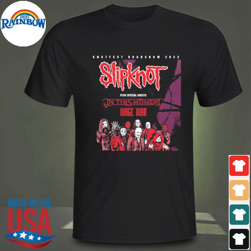 slipknot 2022 tour shirts