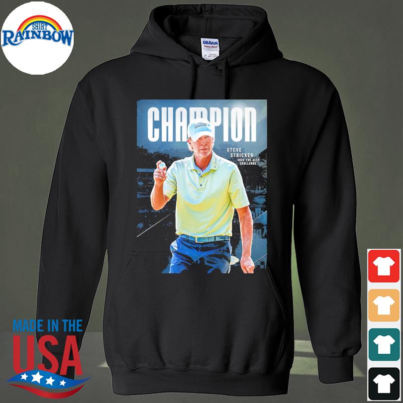Steve stricker champion 2022 the ally challenge of pga tour champions essential s hoodie