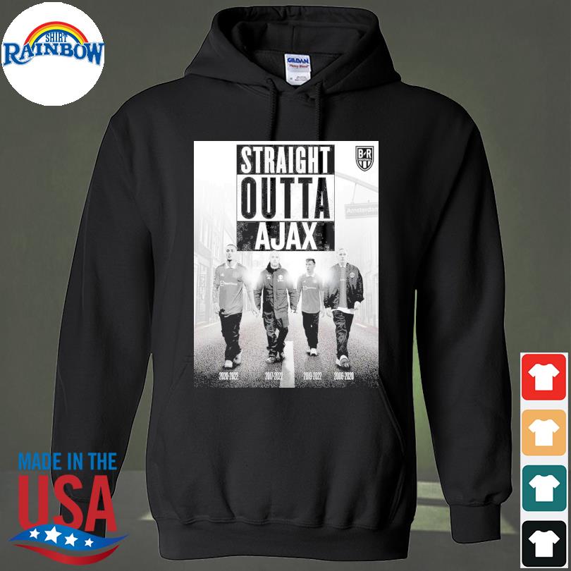 Straight outta ajax to manchester united essential s hoodie