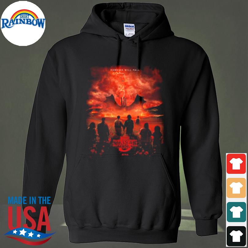 Stranger Things Season 5 2024 Hawkins Will Fall Shirt All Over Print –