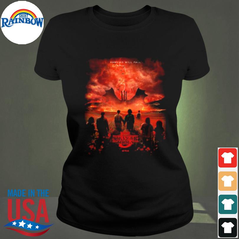 Stranger Things Season 5 2024 Hawkins Will Fall Shirt All Over Print –