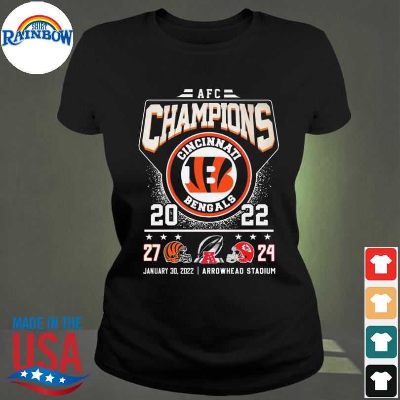 Cincinnati Bengals Nike 2021 AFC Champions Team Slogan T-Shirt - Heathered  Gray