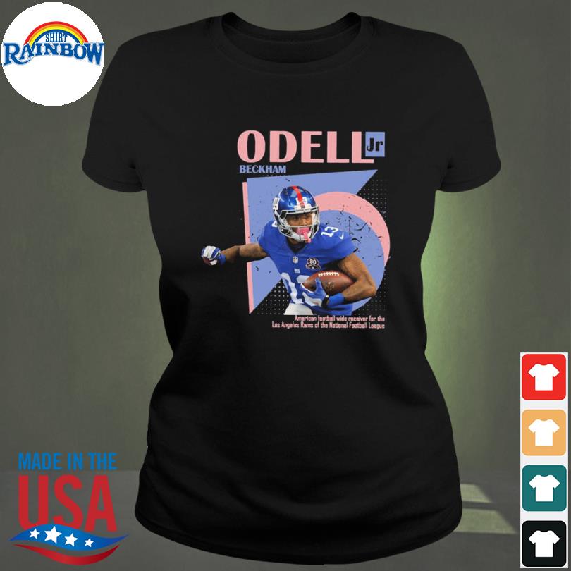 Official Football wide receiver for the la rams nfl odell beckham jr 80s  shirt, hoodie, sweater, long sleeve and tank top