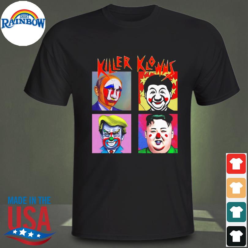 Killer klowns clowns dictator edition xi jinping Trump putin Halloween shirt