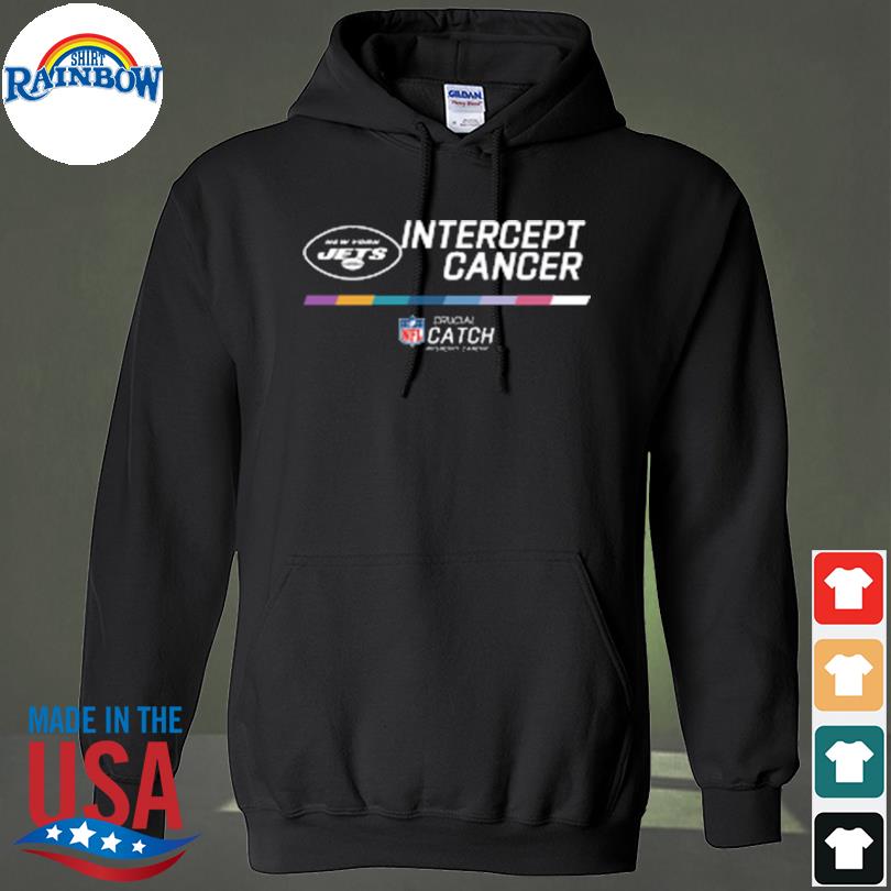 New York Jets intercept cancer nfl crucial catch 2022 shirt, hoodie,  sweater, long sleeve and tank top