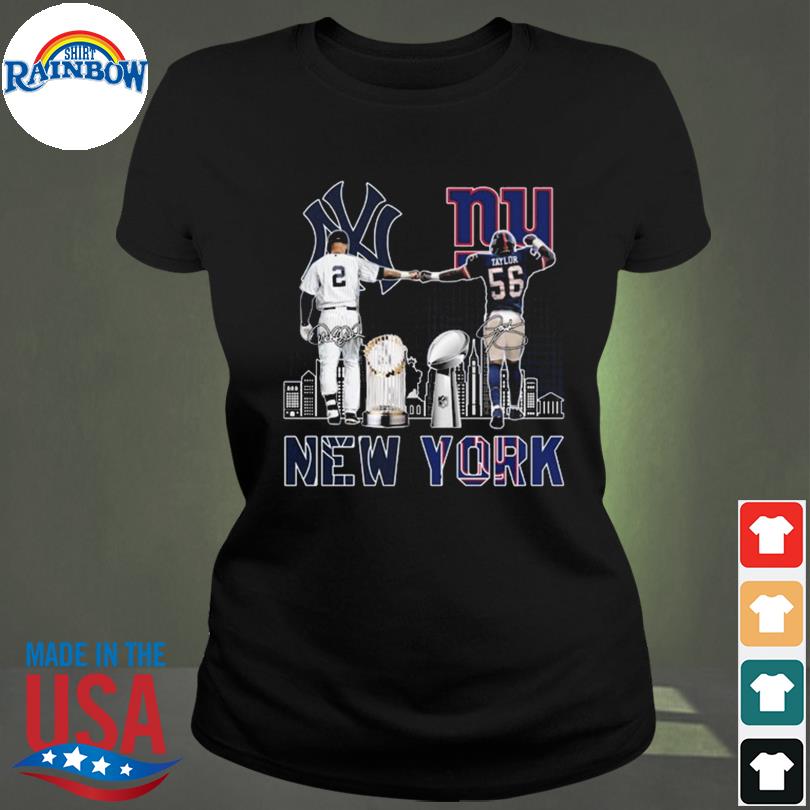 Derek Jeter New York Yankees and Lawrence Taylor New York Giants signatures  shirt, hoodie, sweater, long sleeve and tank top