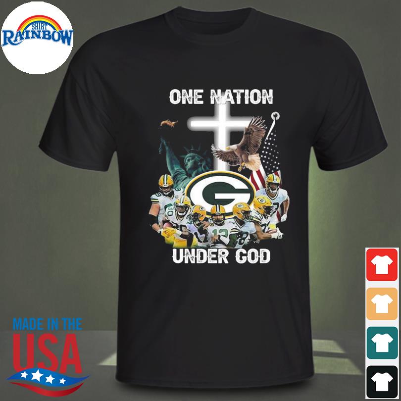 One Nation Under God Green Bay Packers 2022 Signatures Green Bay