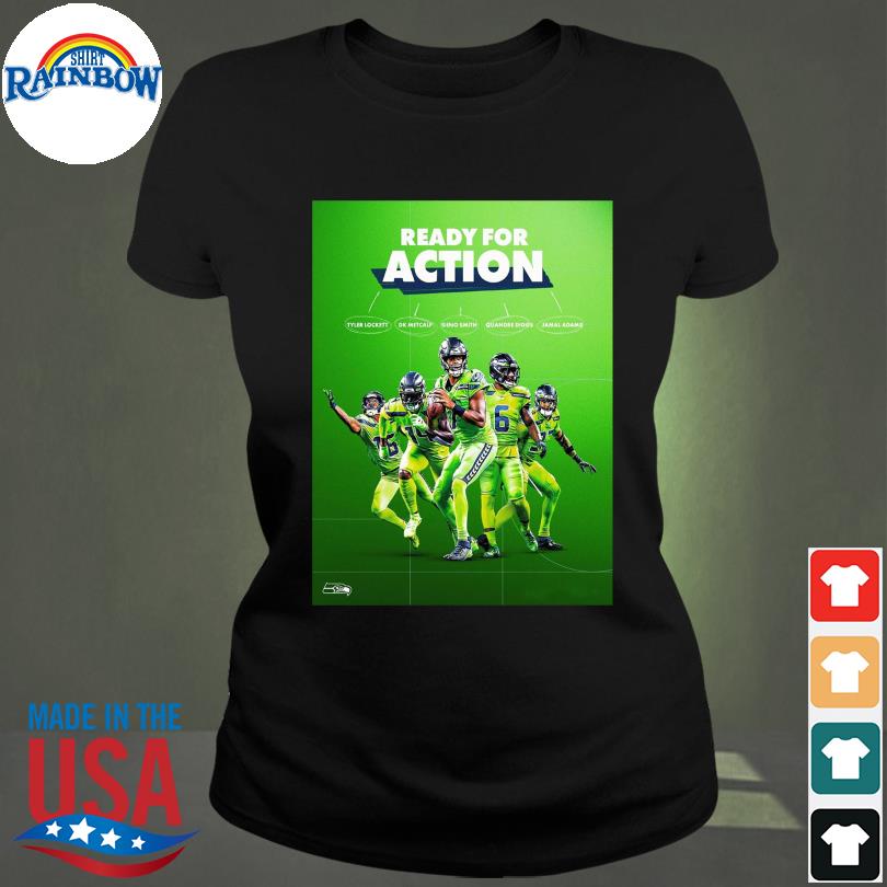 Seattle Seahawks Ready For Action Green In NFL Unisex T-Shirt - REVER LAVIE