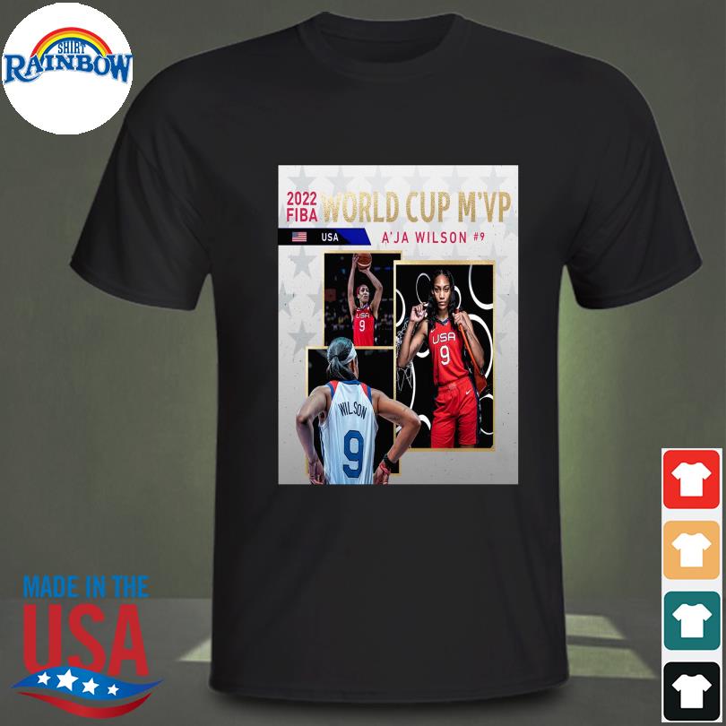 2022 fiba world cup mvp is aja wilson shirt