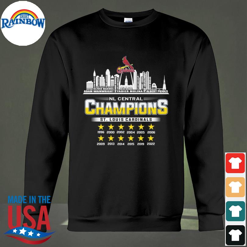 St Louis Cardinals 2022 Nl Central Division Champions 1996 2022 T