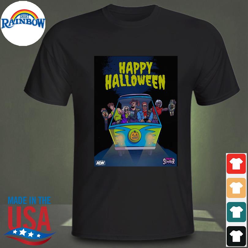 Aew scooby doo scooby and the gang on scoobtober shirt