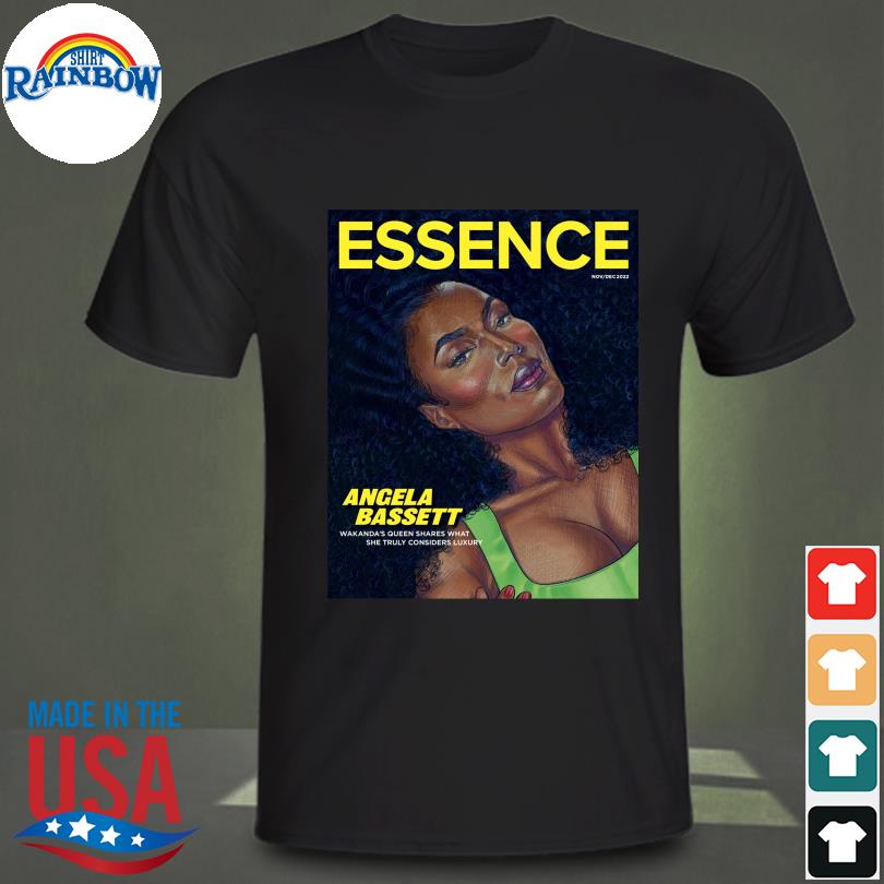 Angela bassett wakanda queen on brand new essence cover shirt