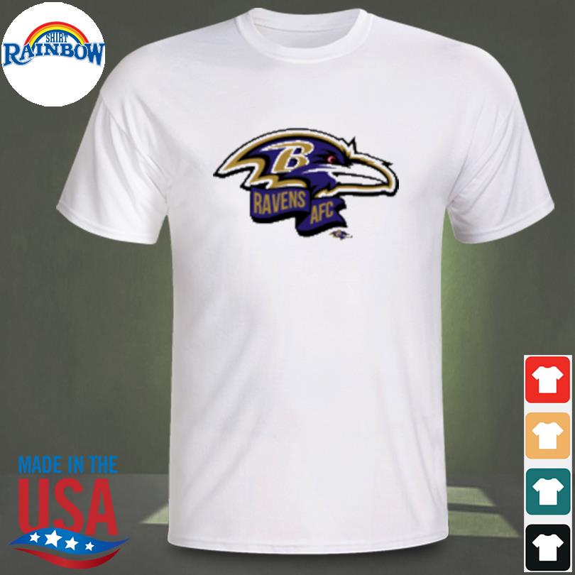 Baltimore ravens new era ravens afc cream sideline chrome shirt