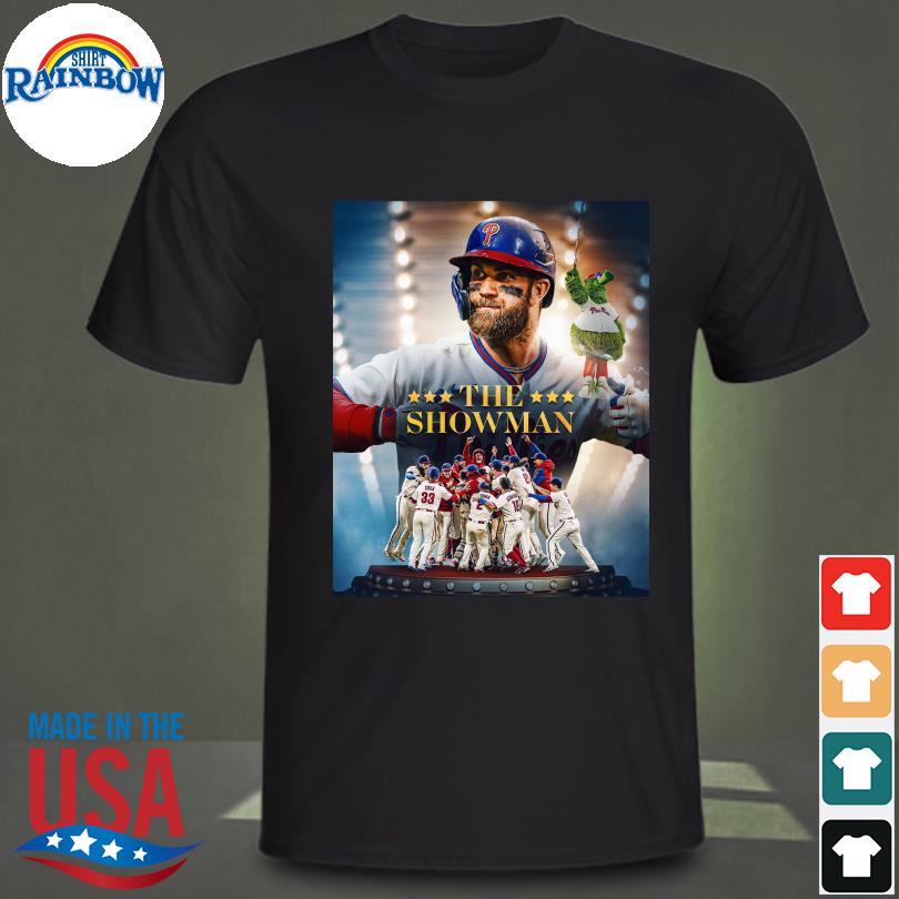 Bryce Harper the showman baseball team Philadelphia shirt