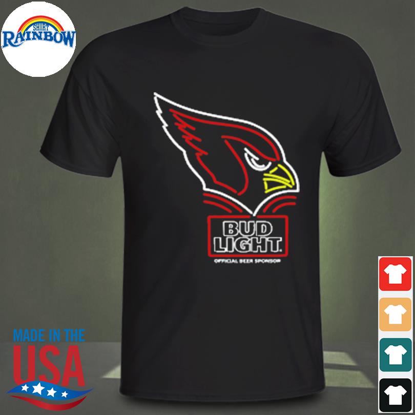 Bud Light Arizona Cardinals NFL LED Sign T-Shirt