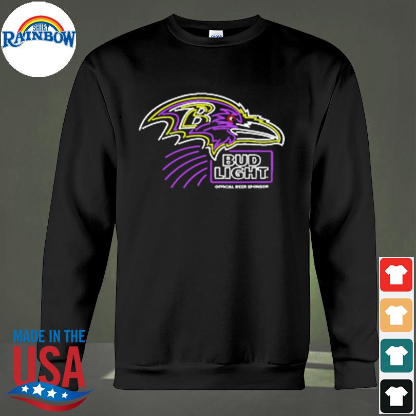 Bud Light Baltimore Ravens T-Shirt L