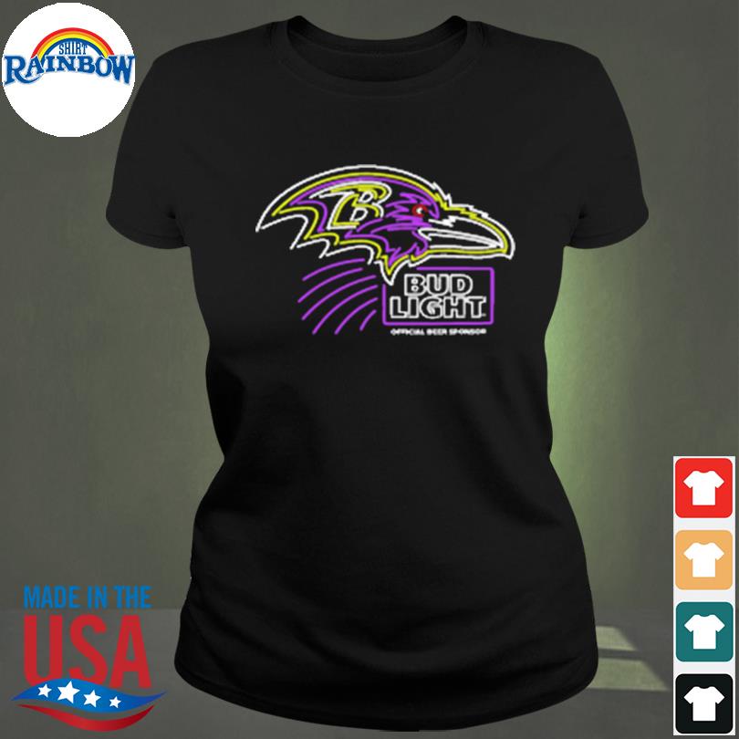 Bud Light Baltimore Ravens T-Shirt L