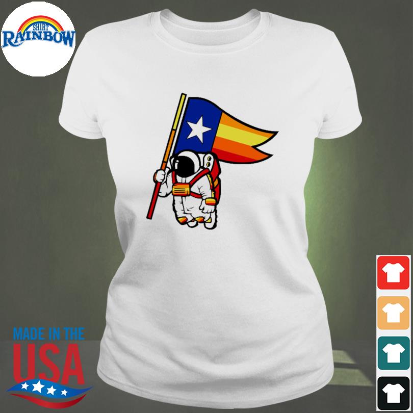 Houston Champ Texas Flag Astronaut Space City - Houston Space City Astronaut   Essential T-Shirt for Sale by NabShirts