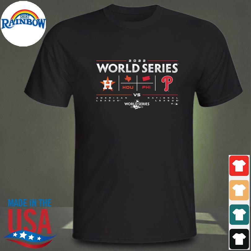 Funny houston astros vs philadelphia phillies 2022 world series change up matchup shirt