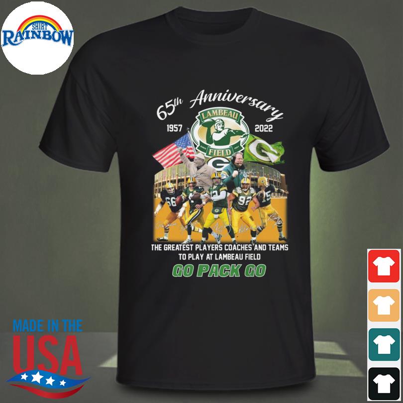 Green Bay Packers 65th anniversary 1957-2022 Lambeau Field Stadium shirt,  hoodie, sweater, long sleeve and tank top