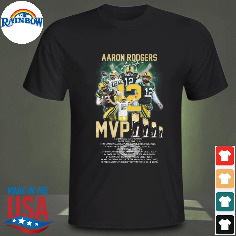 Green Bay Packers Aaron Rodgers MVP Champions signature shirt, hoodie,  sweater, long sleeve and tank top