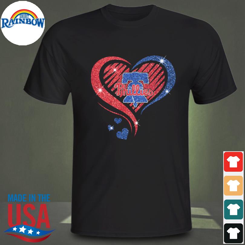 I love philadelphia phillies heart 2022 shirt