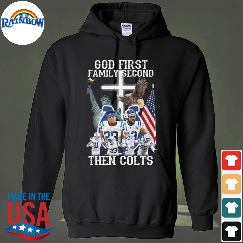 Personalized Indianapolis Colts God First Family Second All