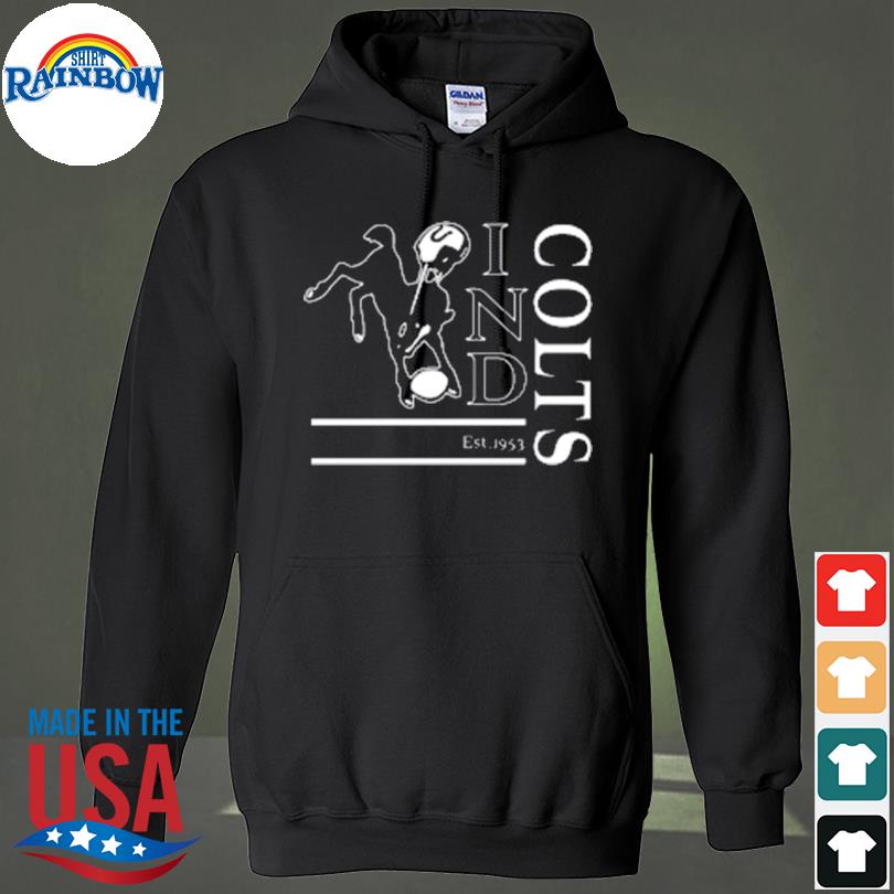 NFL Shop Indianapolis Colts Wordmark Logo 1953 Shirt, hoodie, sweater, long  sleeve and tank top