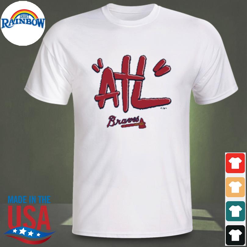 Men's Atlanta Braves White Atl Tag 2022 T-Shirt, hoodie, sweater