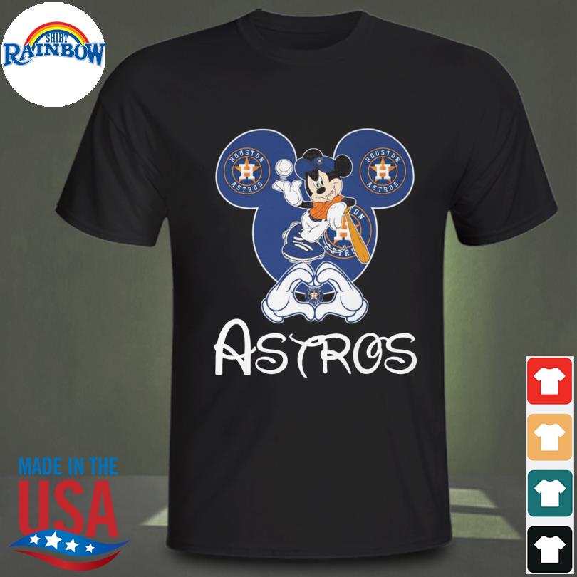 Mickey Mouse Houston Astros I love Heart shirt