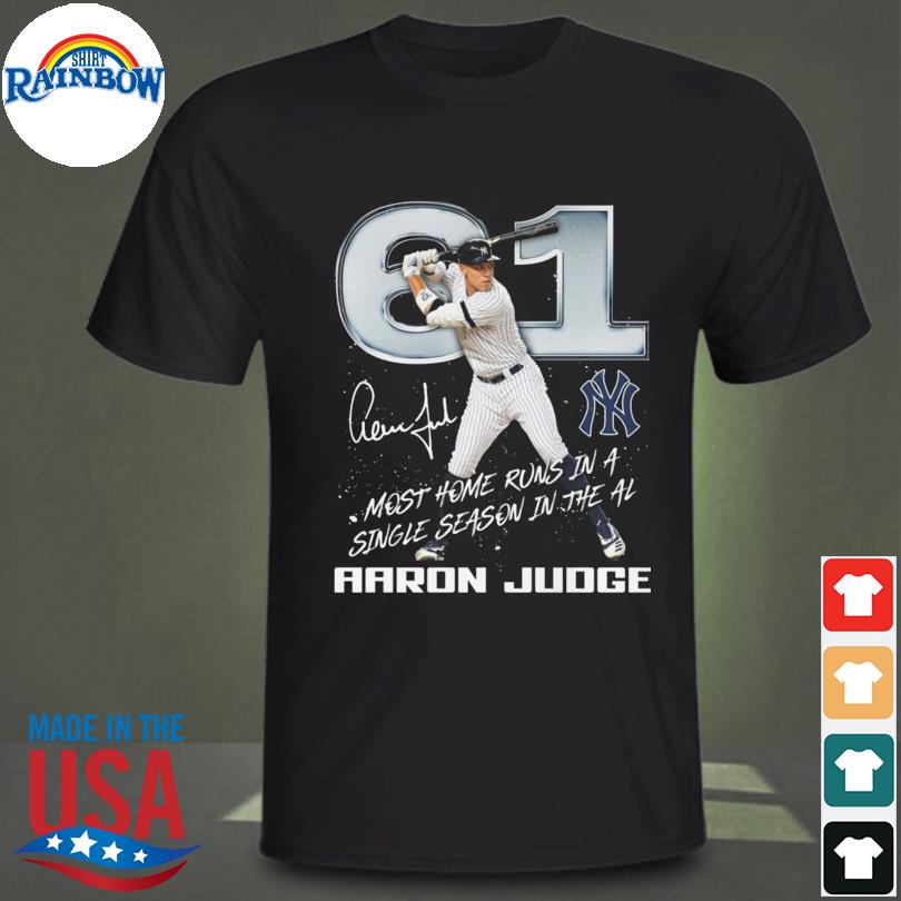 New York Yankees Aaron Judge And Anthony Rizzo Signatures Shirt