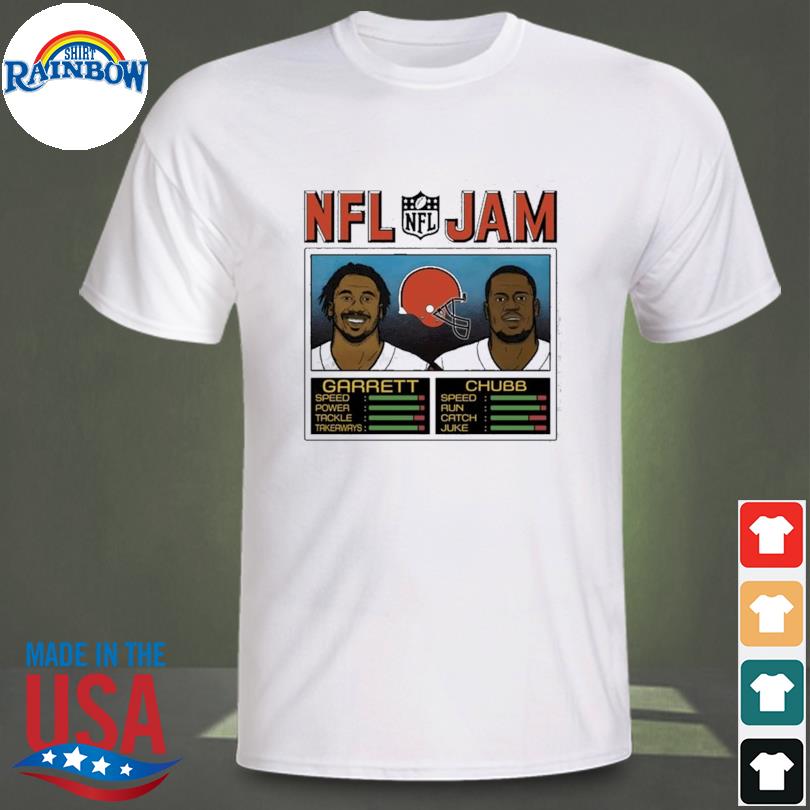 Nfl Jam Cleveland Browns Myles Garrett And Nick Chubb Shirt